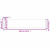Patio Retractable Side Awning 236.2"x63" Black