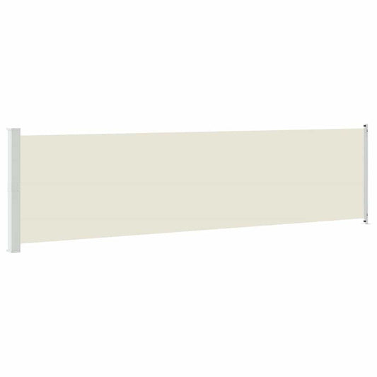 Side Awning Cream Polyester with PU coating, Powder-coated steel
