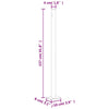 Patio Retractable Side Awning 236.2"x63" Cream