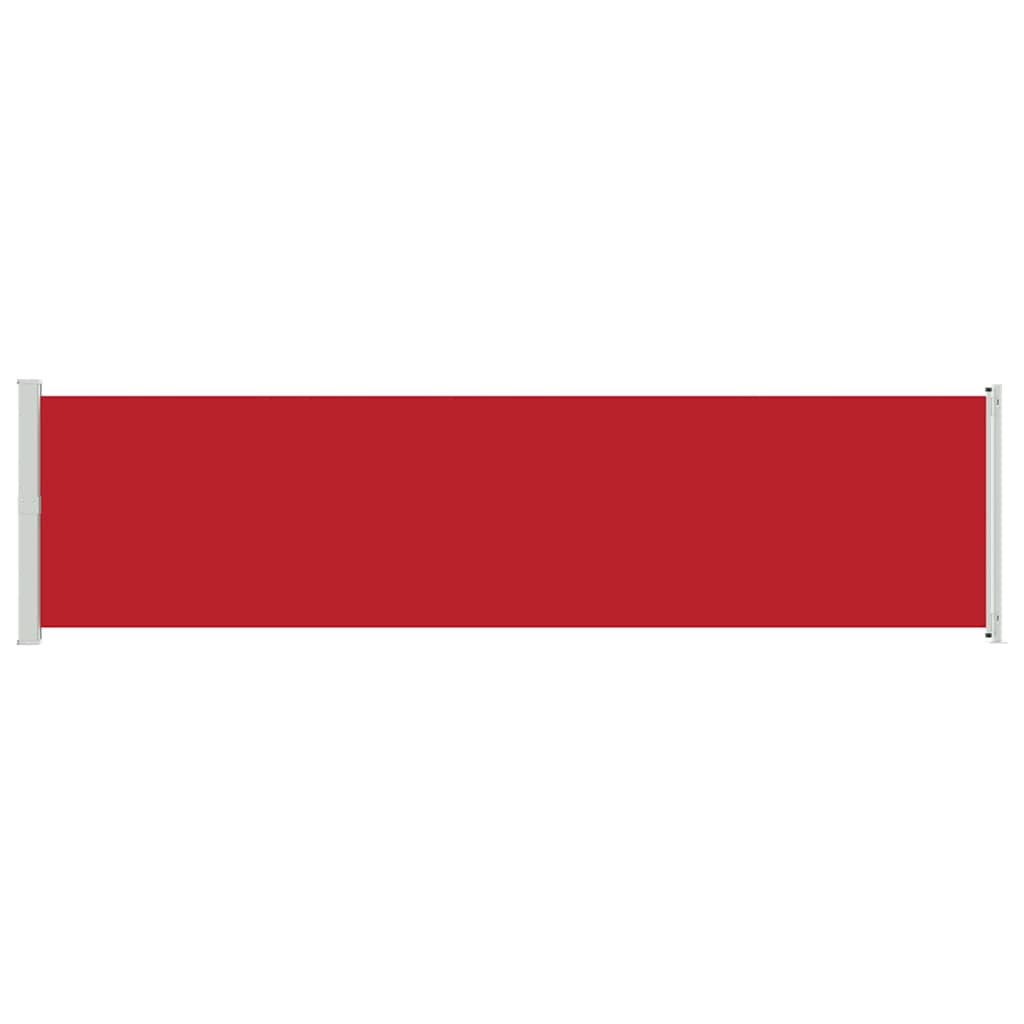 Patio Retractable Side Awning 600x160 cm Red