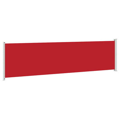 Patio Retractable Side Awning 600x160 cm Red