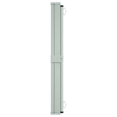 Patio Retractable Side Awning 236.2"x63" Gray