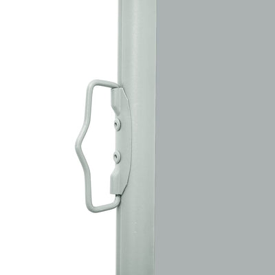 Patio Retractable Side Awning 236.2"x63" Gray