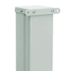 Patio Retractable Side Awning 236.2"x63" Gray