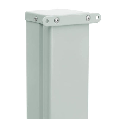 Patio Retractable Side Awning 236.2"x63" Gray