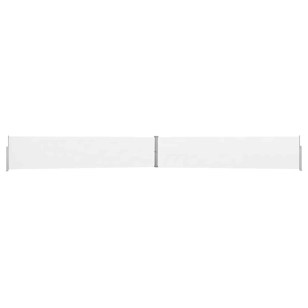 Patio Retractable Side Awning 55.1"x472.4" Cream