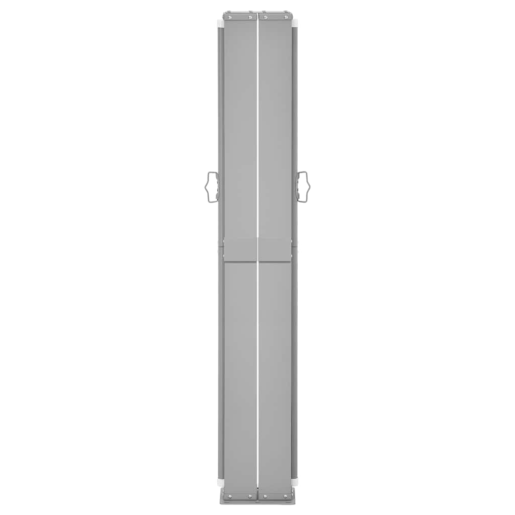 Patio Retractable Side Awning 140x1200 cm Brown