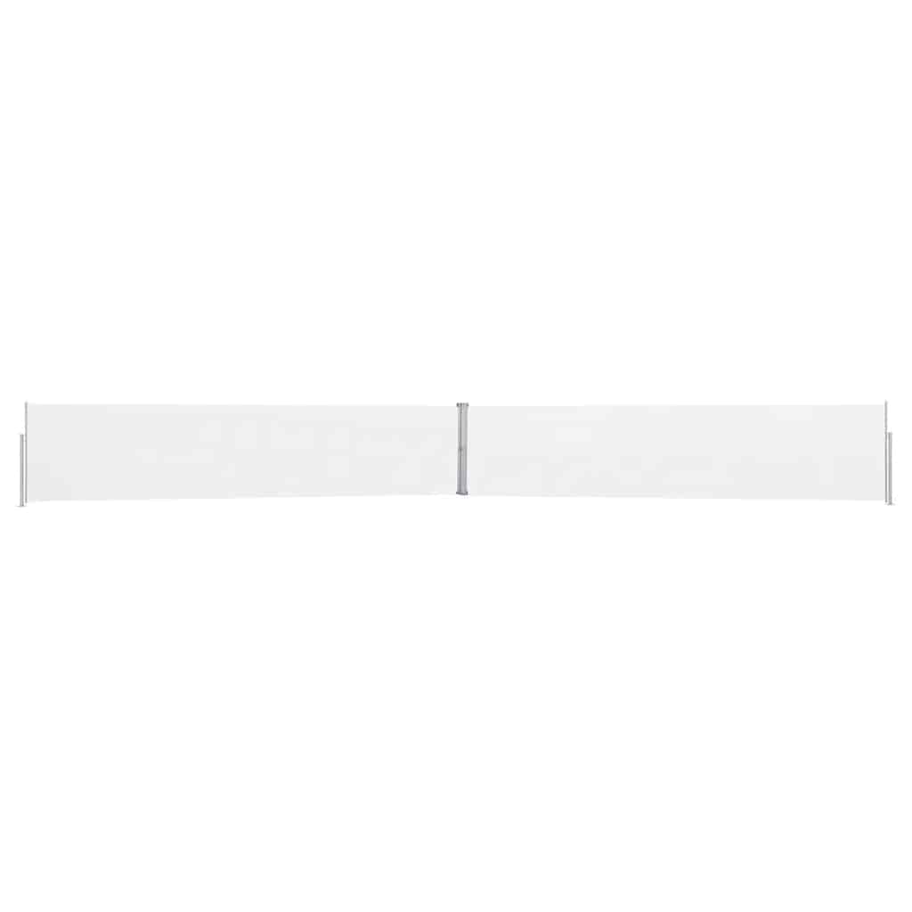 Side Awning Cream Polyester with PU coating, Powder-coated steel