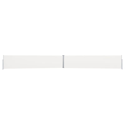 Patio Retractable Side Awning 170x1200 cm Cream