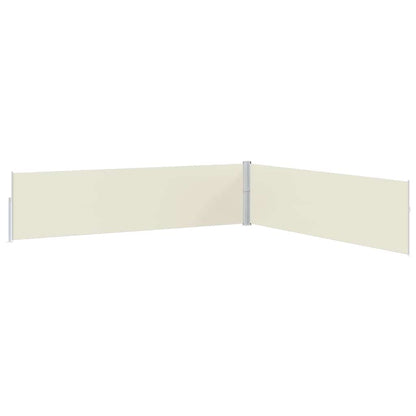 Side Awning Cream Polyester with PU coating, Powder-coated steel