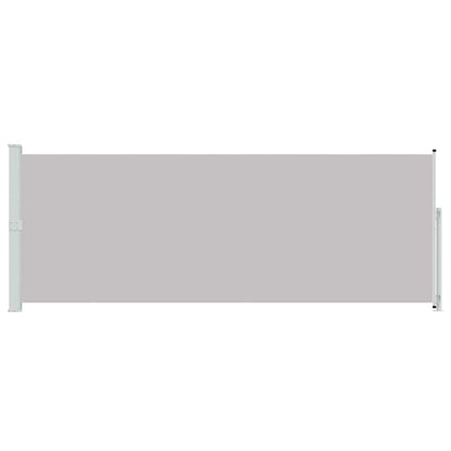 Patio Retractable Side Awning 180x500 cm Grey