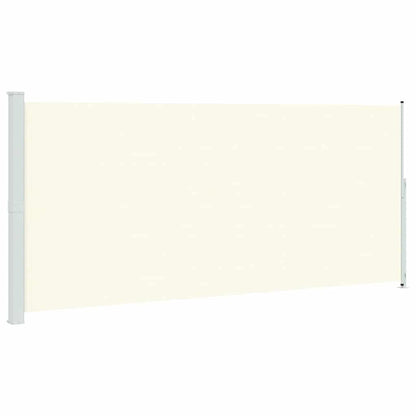 Patio Retractable Side Awning 86.6"x196.9" Cream