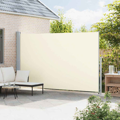 Patio Retractable Side Awning 86.6"x196.9" Cream