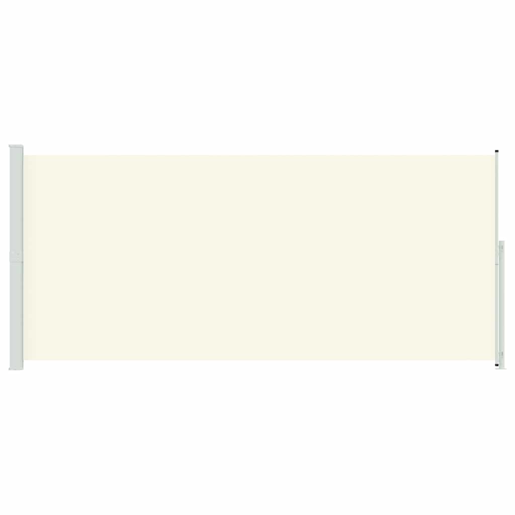 Patio Retractable Side Awning 86.6"x196.9" Cream