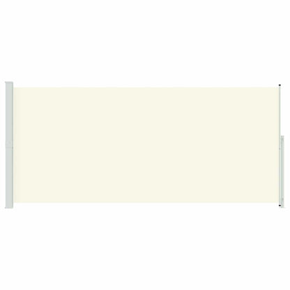 Patio Retractable Side Awning 86.6"x196.9" Cream