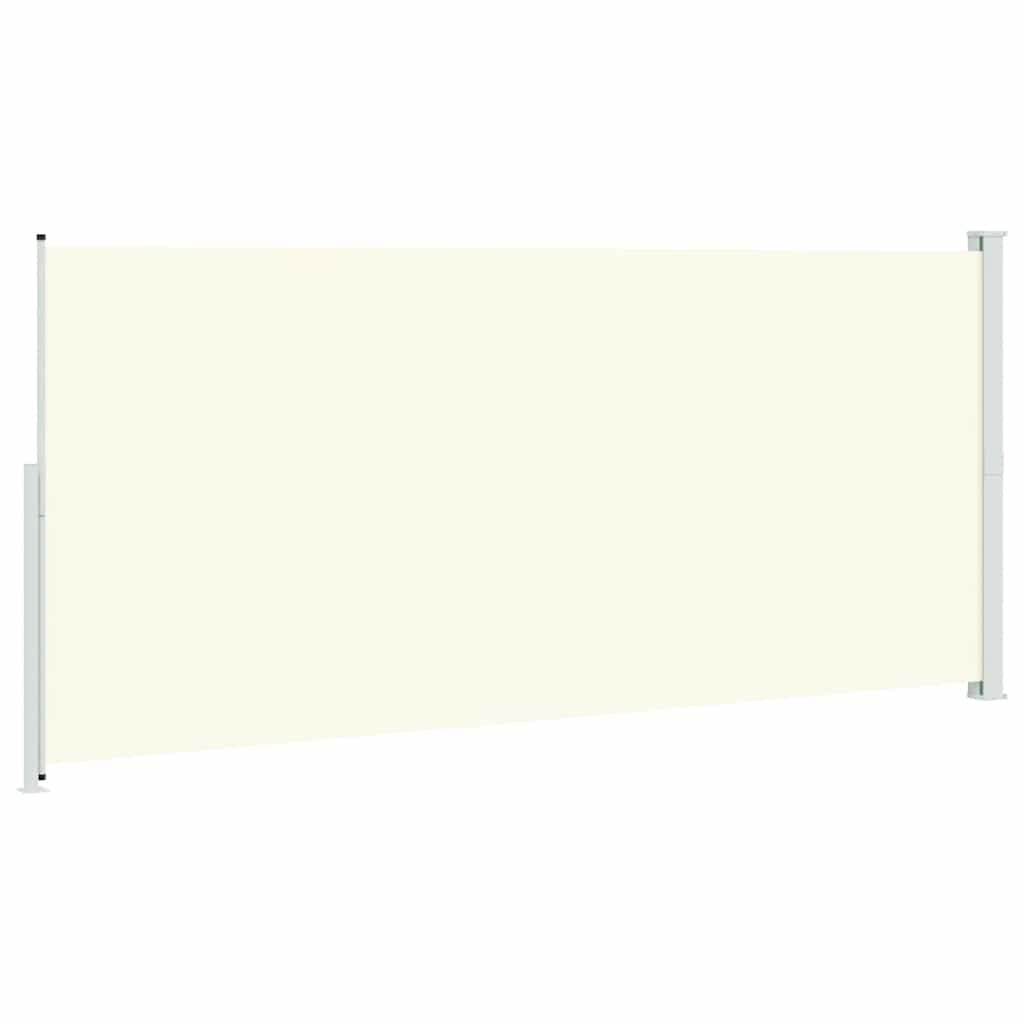 Patio Retractable Side Awning 86.6"x196.9" Cream