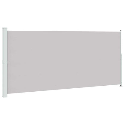 Patio Retractable Side Awning 220x500 cm Grey