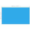 Rectangular Pool Cover 393.7"x236.2" PE Blue
