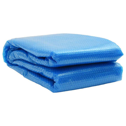 vidaXL Pool Cover Blue Thick PE film with air chambers Large