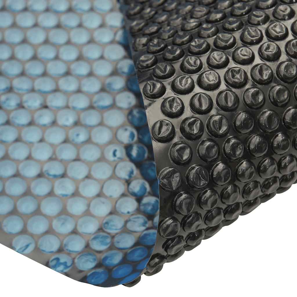 92974 vidaXL Floating PE Solar Pool Film 356 cm Black and Blue
