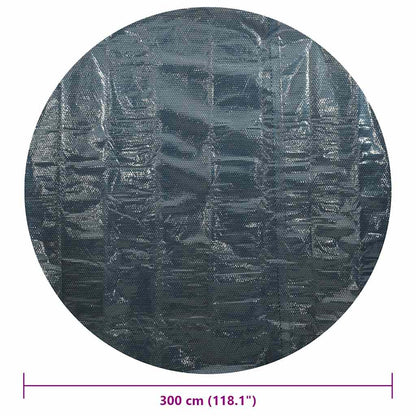 92974 vidaXL Floating PE Solar Pool Film 356 cm Black and Blue