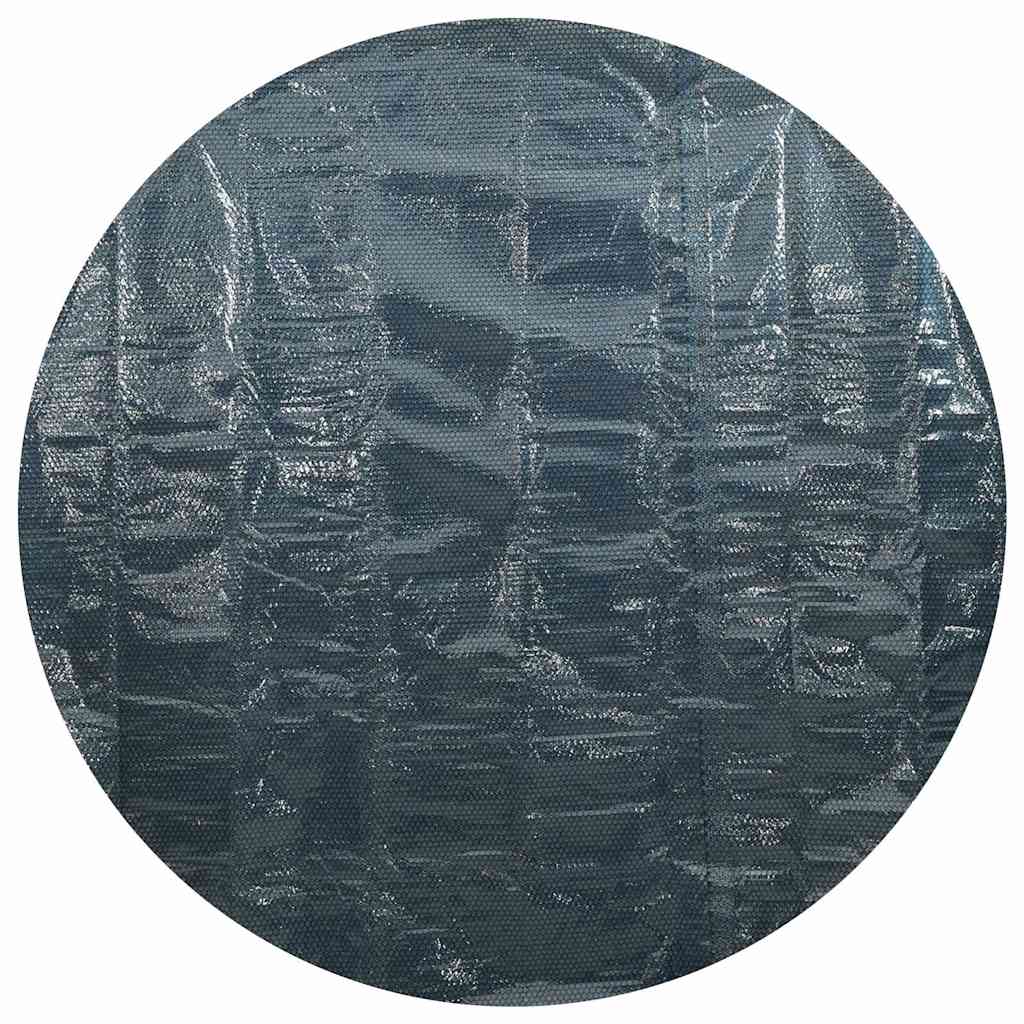 92976 vidaXL Floating PE Solar Pool Film 417 cm Black and Blue