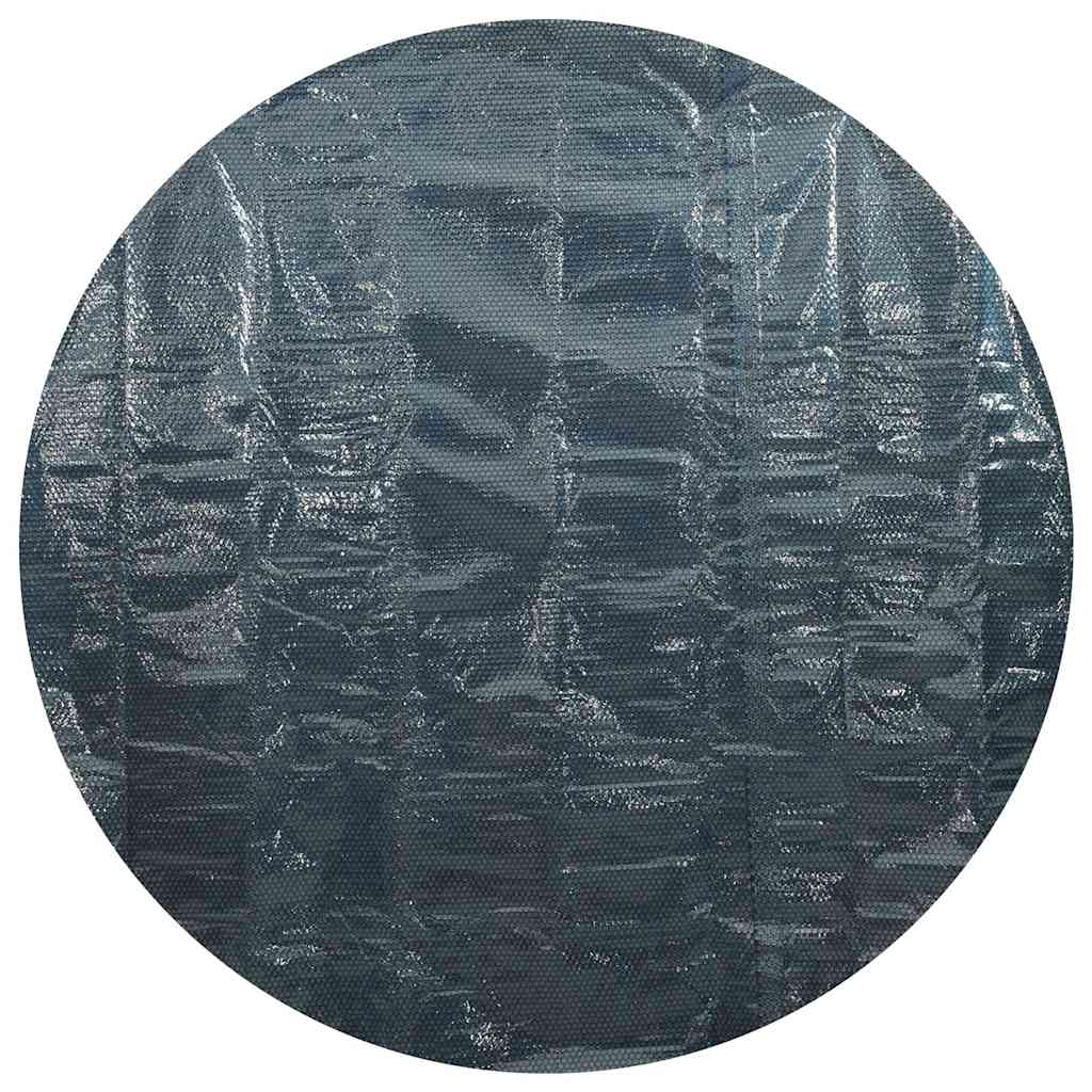 92977 vidaXL Floating PE Solar Pool Film 455 cm Black and Blue
