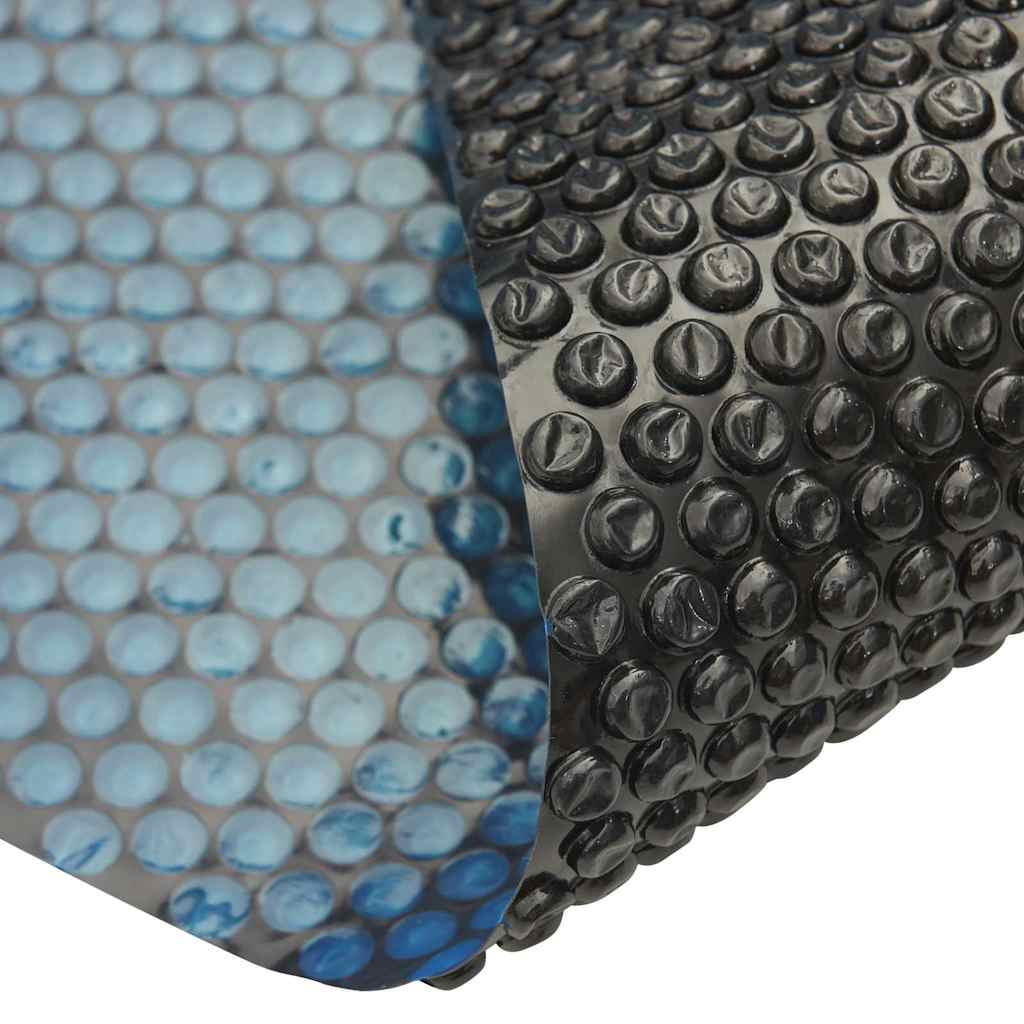 Floating PE Solar Pool Film 260x160 cm Black and Blue