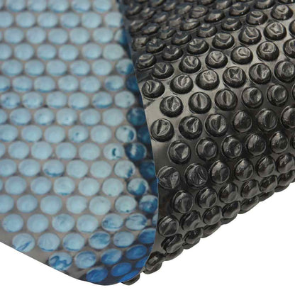 Floating PE Solar Pool Film 260x160 cm Black and Blue