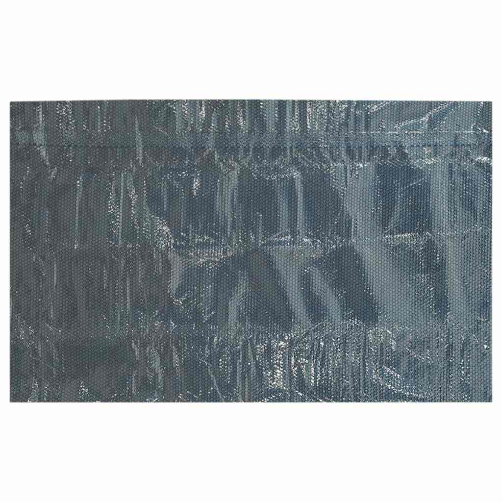 Floating PE Solar Pool Film 260x160 cm Black and Blue