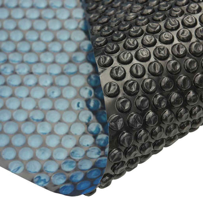 Floating PE Solar Pool Film 450x220 cm Black and Blue