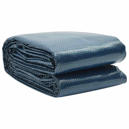 Floating PE Solar Pool Film 216.1"x107.9" Black and Blue