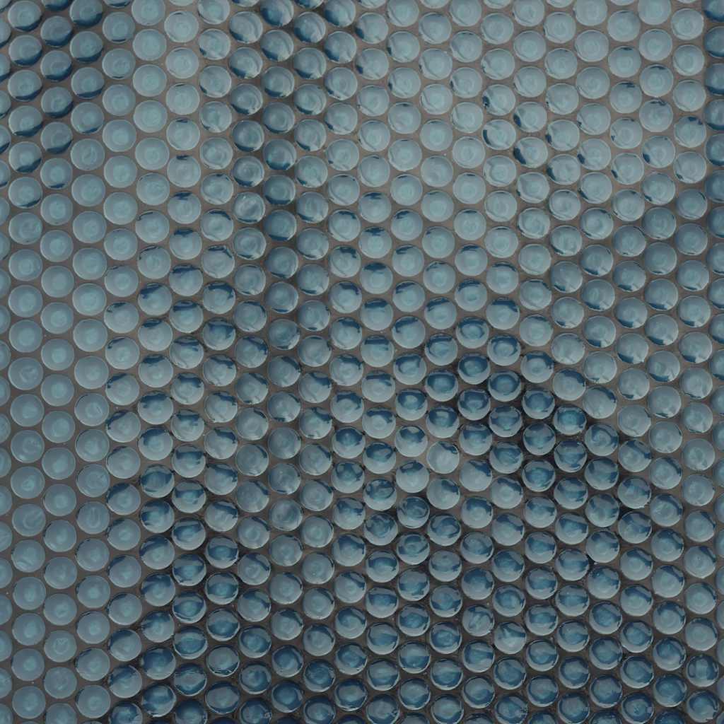 Floating PE Solar Pool Film 732x366 cm Black and Blue