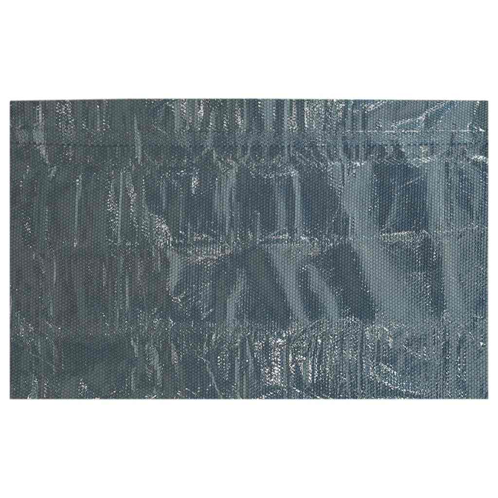 Floating PE Solar Pool Film 236.2"x118.1" Black and Blue
