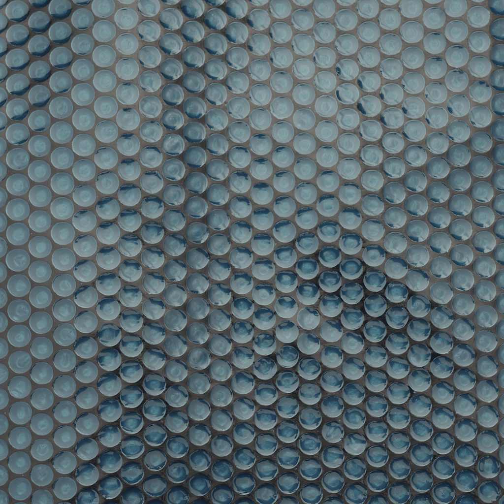 Floating PE Solar Pool Film 236.2"x118.1" Black and Blue