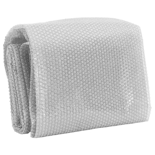 Pool Cover | Grey | Thick PE film with air chambers | Large | Lightweight
