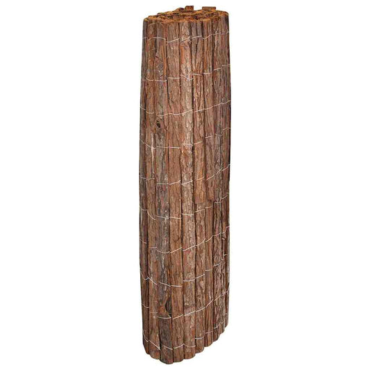 Bark Fence 100 x 600 cm Bark Brown