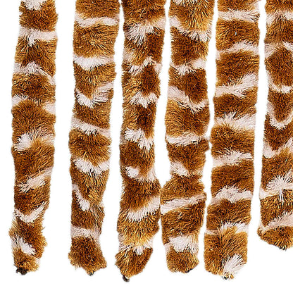 325458 vidaXL Insect Curtain Ochre and White 90x220 cm Chenille