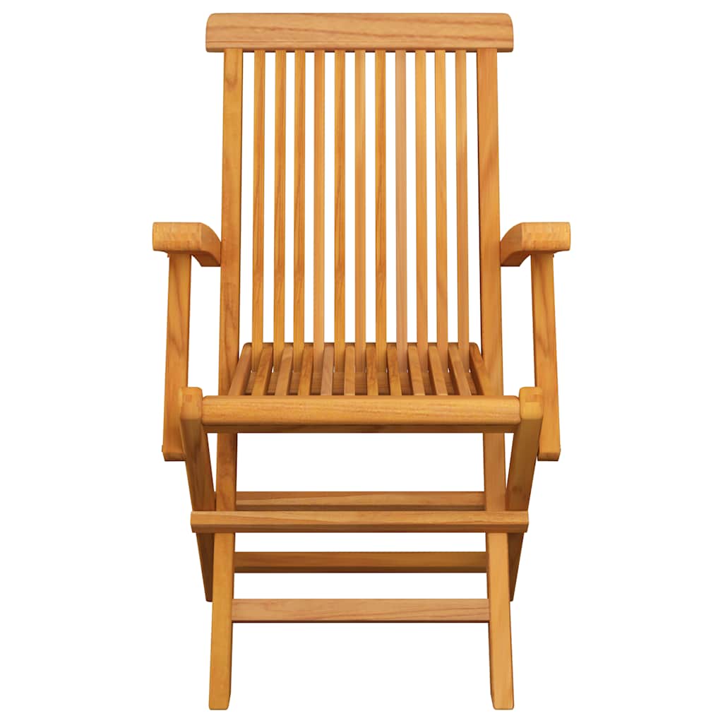 Garden Chair | Set of 3 | Teak | Solid teak wood | Medium | Foldable