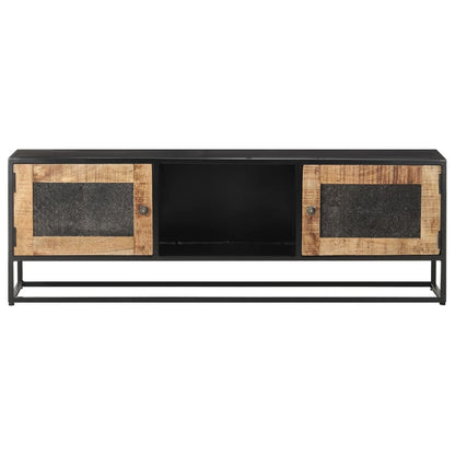 TV Cabinet 120x30x40 cm Rough Mango Wood