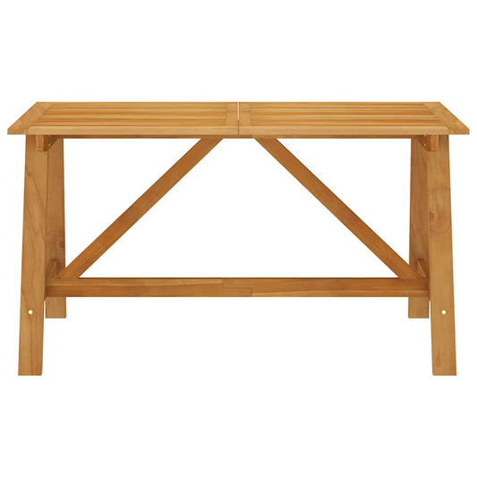 Garden Dining Table | Natural wood | Solid acacia wood | Medium | Durable