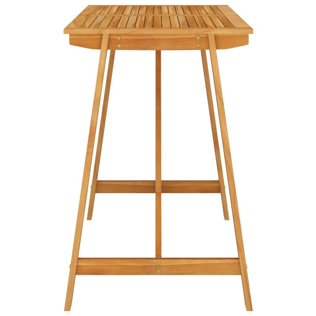 Patio Bar Table 55.1"x27.6"x40.9" Solid Acacia Wood
