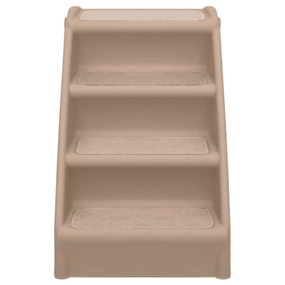 Folding Dog Stairs Brown 62x40x49.5 cm