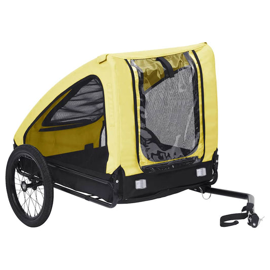 Pet Bike Trailer | Yellow and black