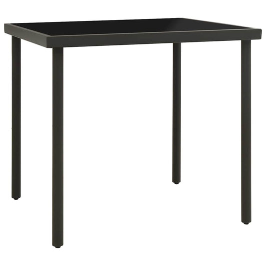 Outdoor Dining Table | Black and Anthracite