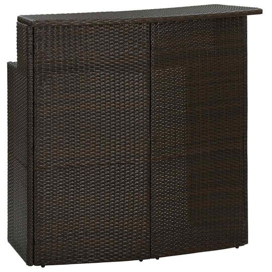 Bar Table | Brown | PE rattan | Medium | Durable | Bar Table