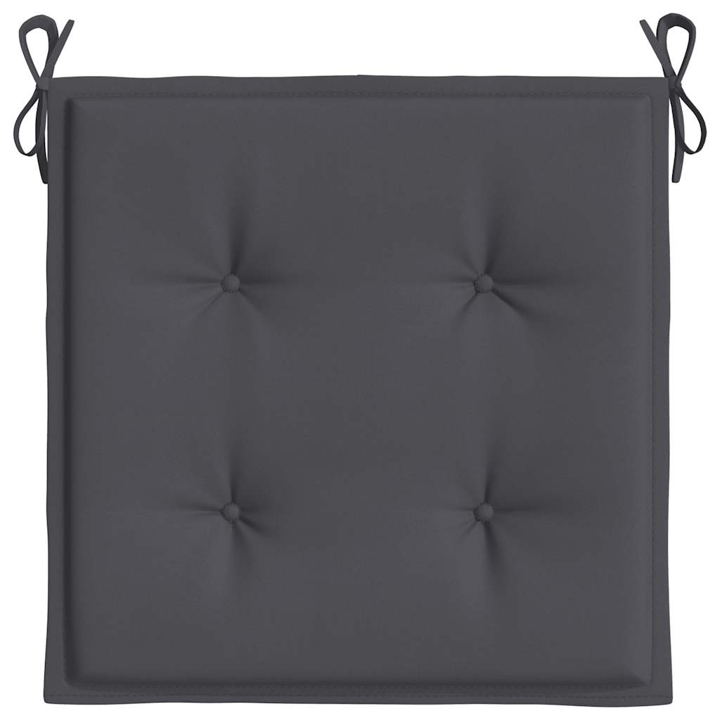 Garden Chair Cushions 6 pcs Anthracite 15.7"x15.7"x1.6" Oxford Fabric