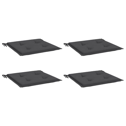 Garden Chair Cushions 4 pcs Anthracite 19.7"x19.7"x1.6" Oxford Fabric