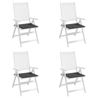 Garden Chair Cushions 4 pcs Anthracite 19.7"x19.7"x1.6" Oxford Fabric