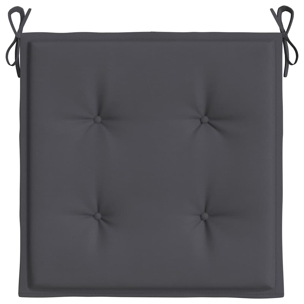 Garden Chair Cushions 6 pcs Anthracite 19.7"x19.7"x1.6" Oxford Fabric